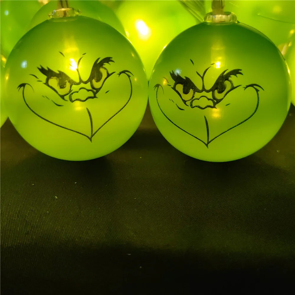 Luces navideñas grinch