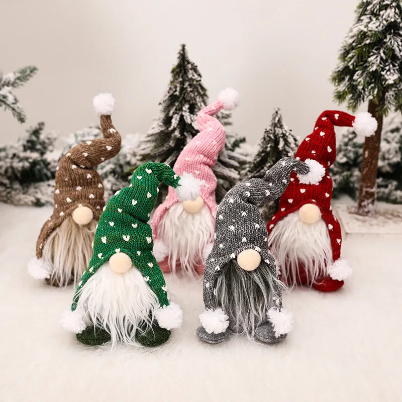 Christmas Doll Gnomes Plush Santa XMAS Gonk Dwarf Elf Decoration Gifts Ornaments Suitable Shop Windows Indoor Outdoor Wholesale